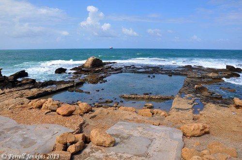 The lower level of the Place of the Procurators. Photo by Ferrell Jenkins.