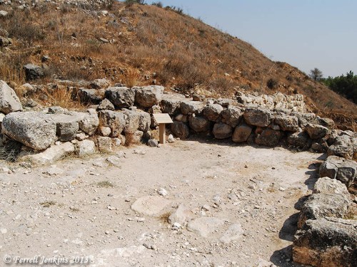 The room outside the gate where the "letters" were found. Photo by Ferrell Jenkins.