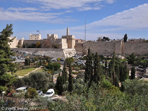 View of the Citadel and the Tower of David. Photo by Ferrell Jenkins.