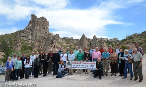 Ancient Crossroads Tour of Biblical and Historical Turkey. Photo taken at Uchisar in Cappadocia. Photo by Ferrell Jenkins.