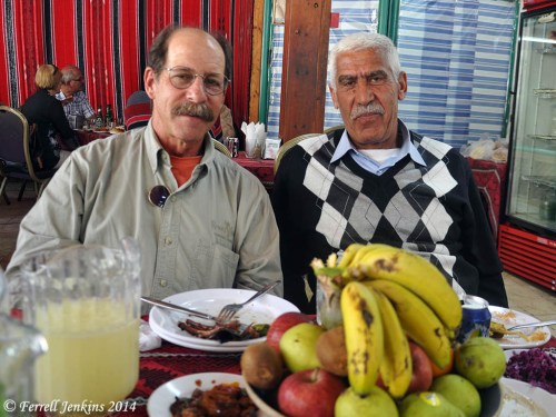 Elie and Fawzy in Jericho. Photo by Ferrell Jenkins.