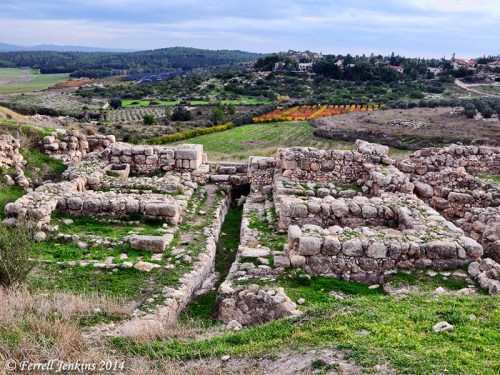 Chambered gate at Gezer. Photo by Ferrell Jenkins.