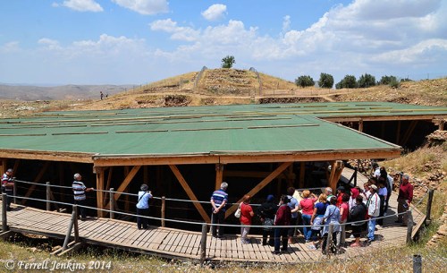 The enclosed area of Gobekli Tepe. Photo by Ferrell Jenkins.