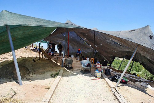 Tel Lachish, section B, 2014. Photo by Wayne Galloway.