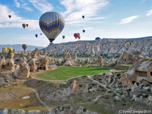 Ballooning Over Cappadocia in Turkey. Photo by Ferrell Jenkins.