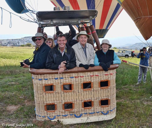 Taking Off for a Balloon Flight Over Cappadocia.
