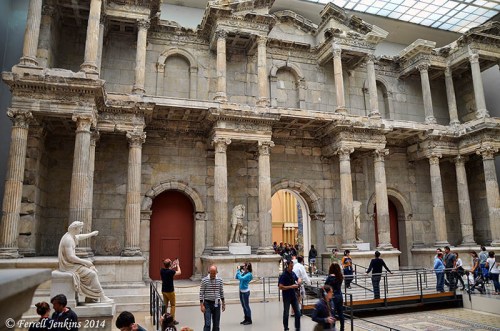 The recently renovated Miletus Market Gate in the Pergamum Museum, Berlin. Photo by Ferrell Jenkins.