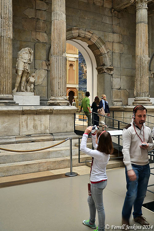 The Ishtar Gate can be seen through the Miletus Market Gate. Photo by Ferrell Jenkins.