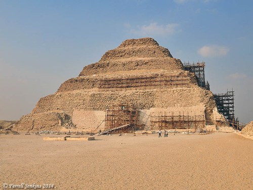 The Step Pyramid of Zoser at Saqqara. Photo by Ferrell Jenkins.