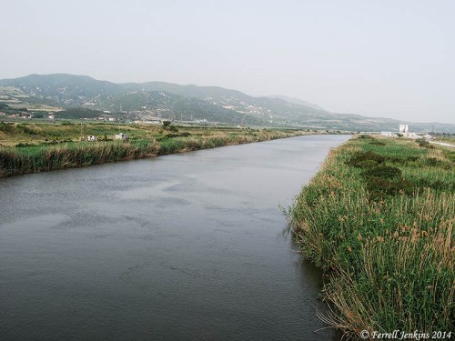 The River Strymon at Amphipolis. Photo by Ferrell Jenkins.