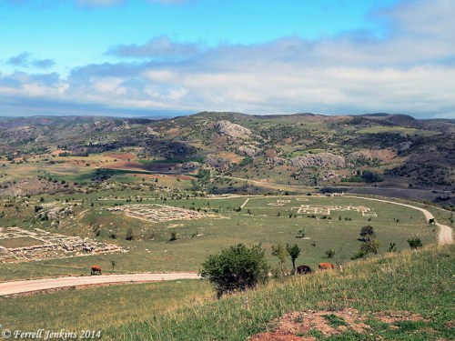 A view of Hattusas from the Upper City. Photo by Ferrell Jenkins.