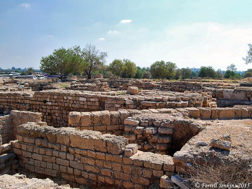 The 6th century Byzantine church was erected over the earlier temple to Augustus. Photo by Ferrell Jenkins.