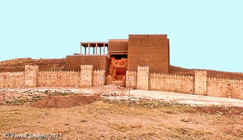 Addad Gate of ancient Nineveh. Photo by Ferrell Jenkins, 1970.