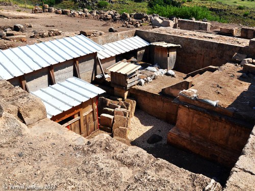 The earlier temples at Omrit. Photo by Ferrell Jenkins.