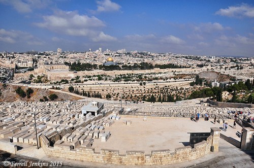View of Jerusalem from the Mount of Olives. Photo by Ferrell Jenkins.