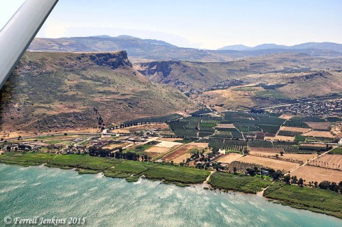 Aerial view of Magdala and the Plain of Genessaret. Photo by Ferrell Jenkins.