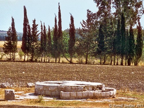 A cistern in the Dothan Valley in 1979. Photo by Ferrell Jenkins.