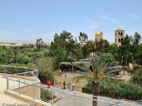 View from Israeli side of the River to the Jordanian side. Photo by Ferrell Jenkins