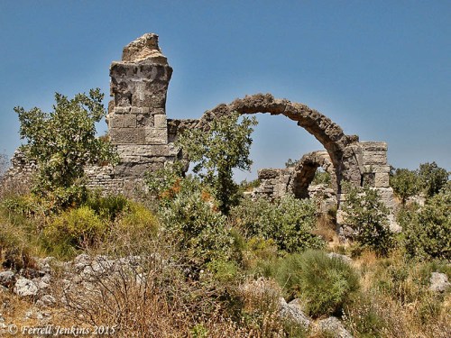 Ruins of the Bath of Herodes Atticus at Troas. Photo by Ferrell Jenkins.