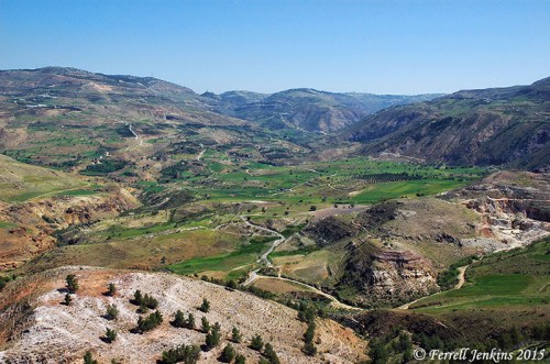 View looking east toward Amman. Photo by Ferrell Jenkins.