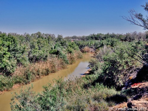 The Jordan River at Bethan Beyond the Jordan. Photo by Ferrell Jenkins.