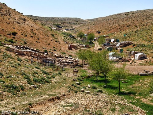 Shepherds and sheepfold near Karaman, Turkey. Photo by Ferrell Jenkins.