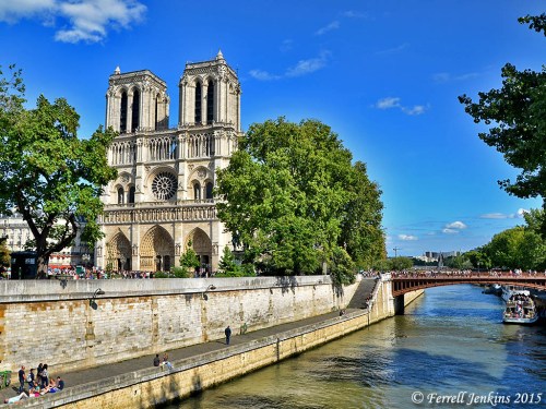 Notre Dame and the River Seine. Photo by Ferrell Jenkins.