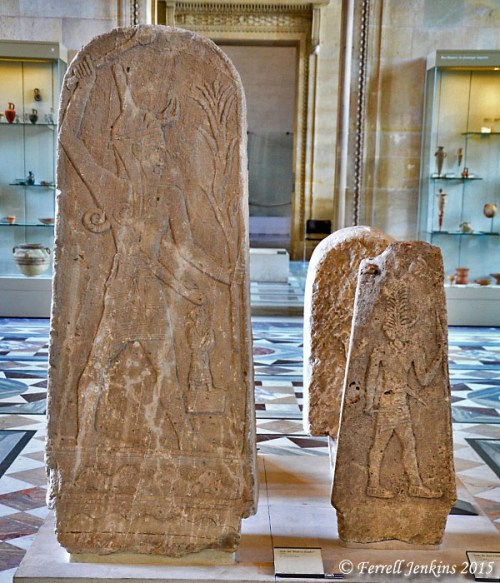 Stele of Baal from Ugarit (Ras Shamra). Displayed in Louvre. Photo by Ferrell Jenkins.