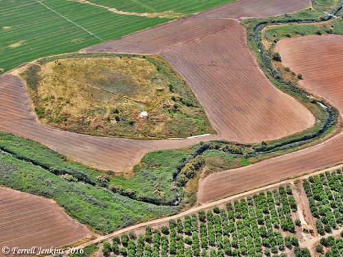 Aerial view of Timnah. Photo by Ferrell Jenkins.