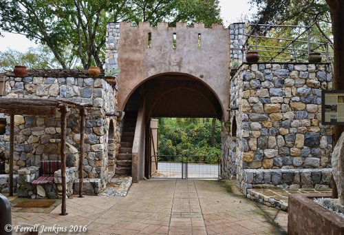 The gate at the Biblical History Center. Photo by Ferrell Jenkins.
