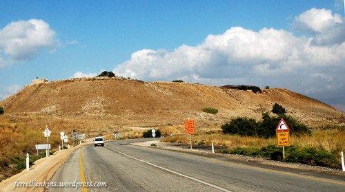 Tel Hazor (upper mound) from the south. Photo by Ferrell Jenkins.