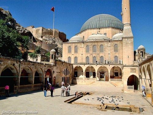 Citadel, mosque, cave. Photo by Ferrell Jenkins.