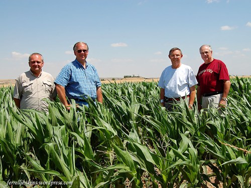 Eastern Turkey tour by Padfield, Mauldin, Jenkins, and Taylor (left to right). Carchemish in the background.