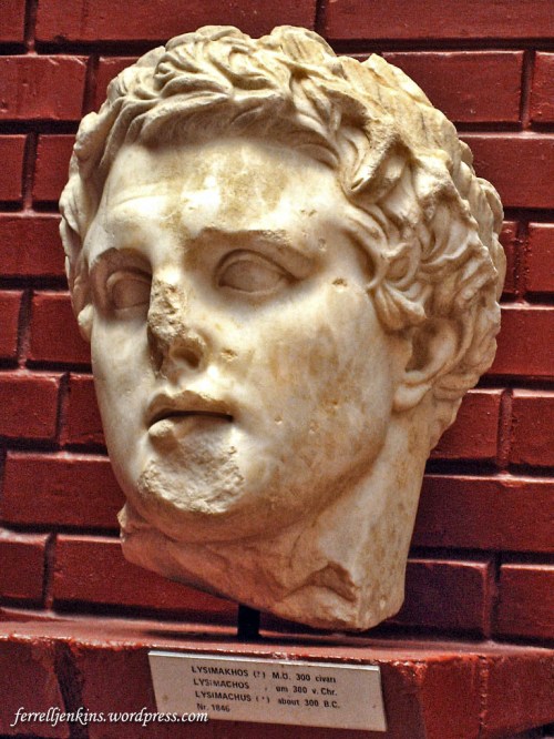Bust of Lysimachus in the Selçuk,Turkey. Photo by Ferrell Jenkins.
