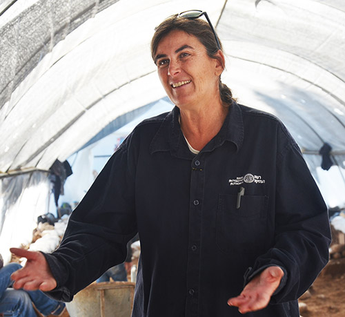 . Dr. Rina Avner, excavation director on behalf of the Israel Antiquities Authority. Photographic credit: Yoli Shwartz, courtesy of the Israel Antiquities Authority.
