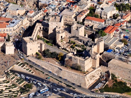 Aerial photo of the Citadel. Photo by Ferrell Jenkins.