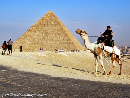 The Great Pyramid of Pharaoh Cheops (Khufu) at Giza. Photo by Ferrell Jenkins.