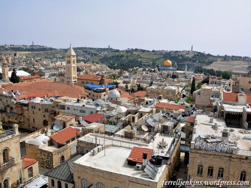 This is a view east from the Tower of David. Photo by Ferrell Jenkins.