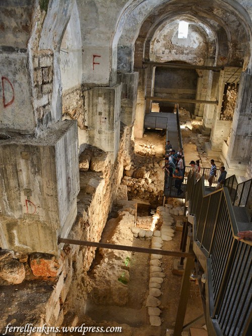 General view of the archaeological excavation of the Kishle. Photo by Ferrell Jenkins.