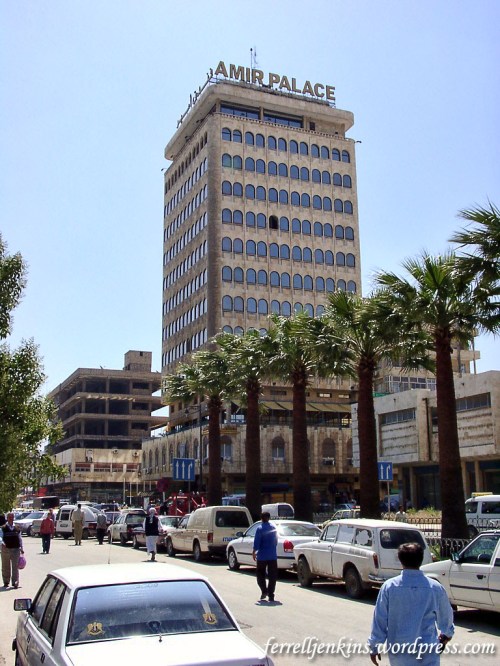 Amir Palace Hotel in Aleppo, Syria, May, 2002. Photo by Ferrell Jenkins.
