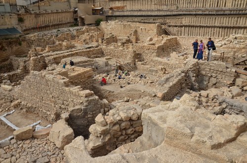 The Givati Parking Lot excavation. Photo: Asaf Peretz. Courtesy of the Israel Antiquities Authority.