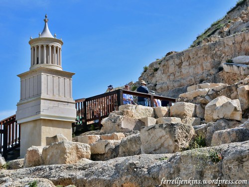 This photo was made on the side of the Herodion where remnants of the tomb of Herod the Great has been located. Photo by Ferrell Jenkins.