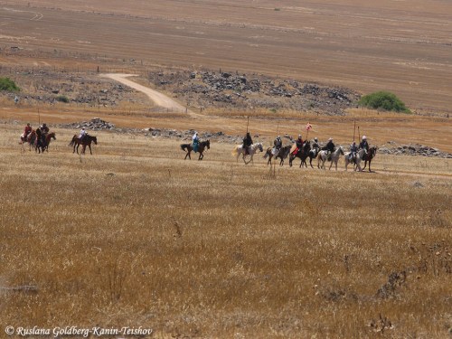 This photo shows soldiers as they approached the western slope of the Horns of Hattin. Photo by Ruslana Goldberg-Kanin Teishov.