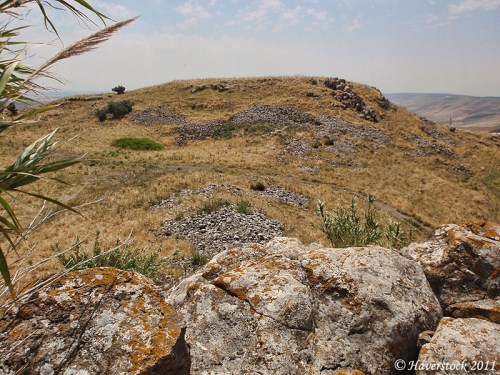 View to the east, while walking the Jesus Trail from Nazareth. Photo by Larry Haverstock.