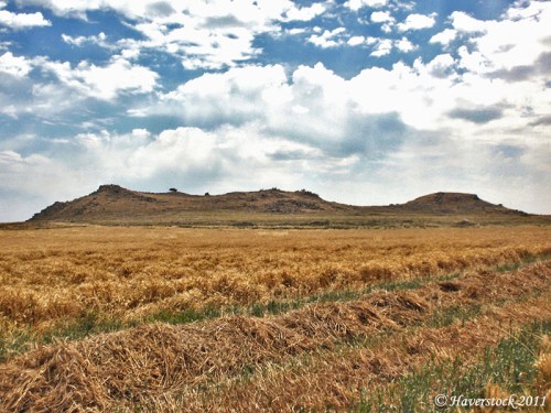 The Horns of Hattin from the west. Photo by Larry Haverstock.