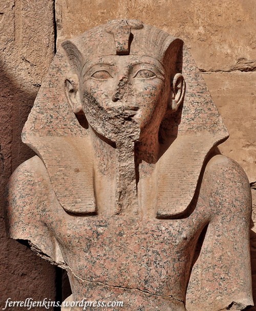 Thutmose III at the Temple of Amum at Karnak. Photo by Ferrell Jenkins.