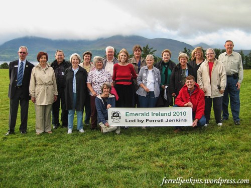 Ferrell Jenkins Tour Group along the Ring of Kerry in 2010.
