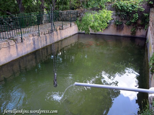 Some identify the pool here as Philip's Fountain, the site where Philip immersed the Ethiopian. Photo by Ferrell Jenkins.