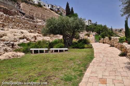 Jerusalem Wall National Park on the east slope of the City of David. View North. Photo by Ferrell Jenkins.