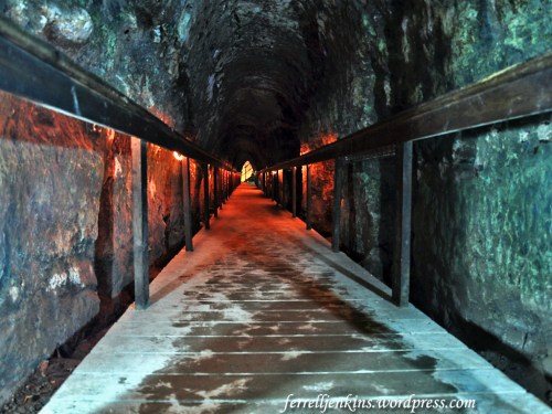The tunnel at Megiddo with a modern walk for ease of traversing the length. Photo by Ferrell Jenkins.